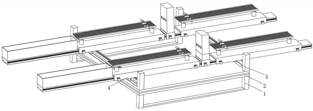 Stress relieving device for spiral forming of reinforcing steel bars