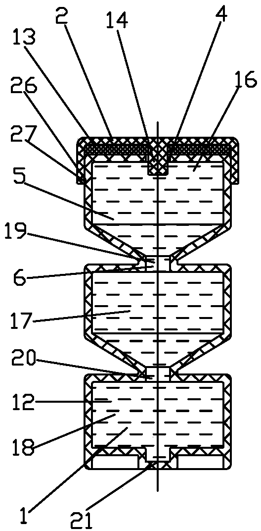 Application method of medical plastic oral liquid bottle