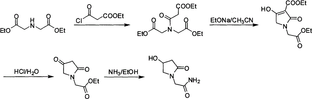Oxiracetam preparation technology