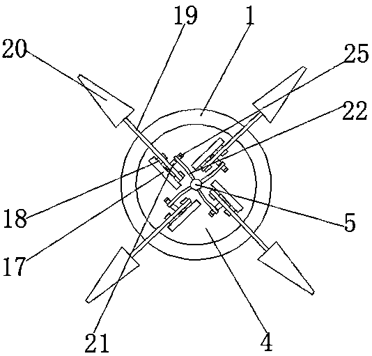 Pitch change and storage method of a wind turbine