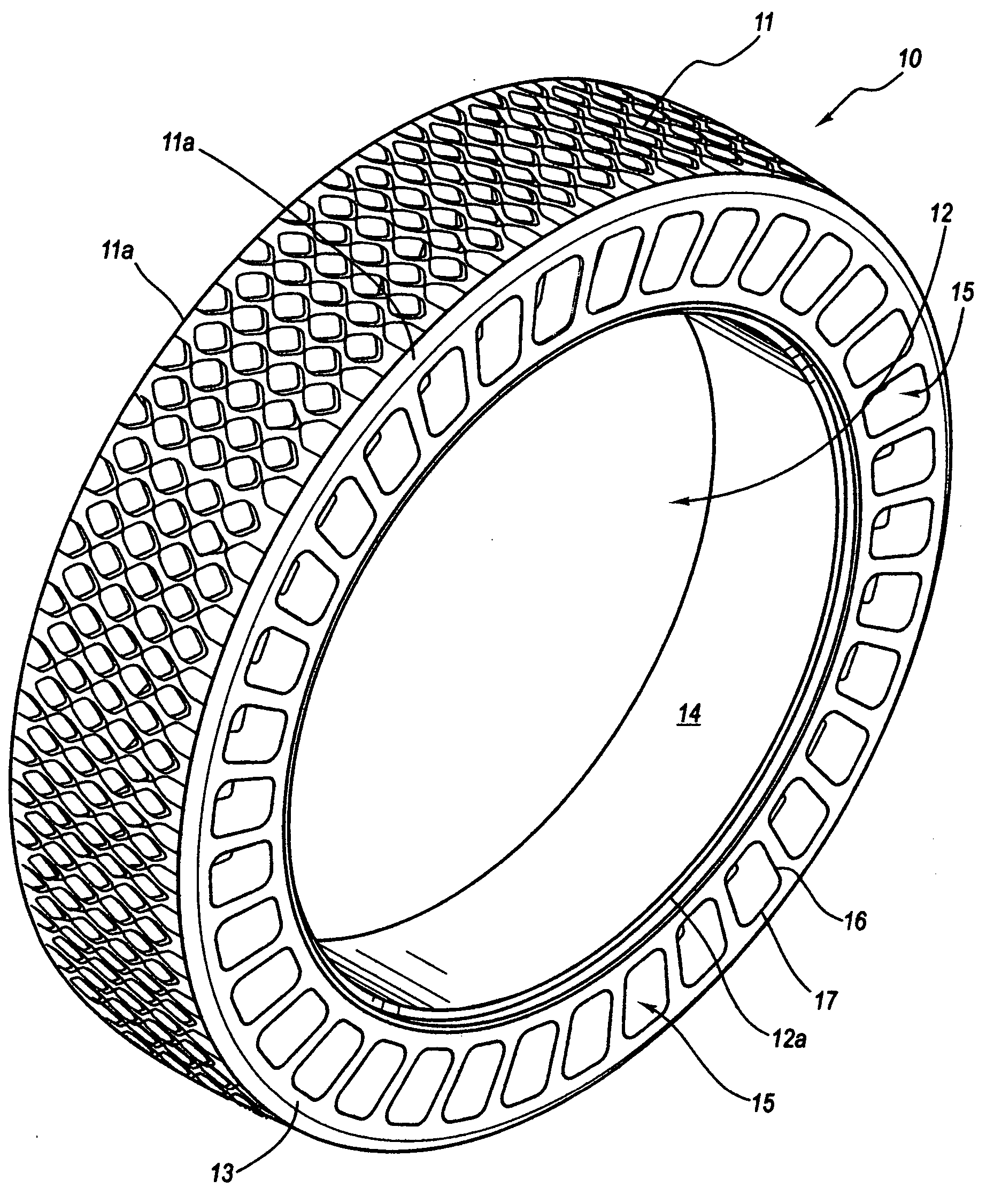 Airless spare tire