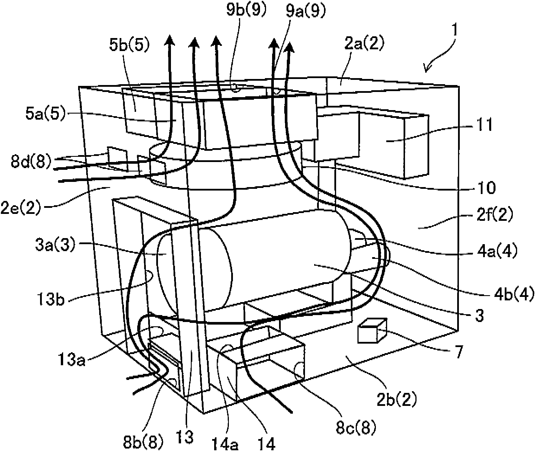 An oil-free screw compressor