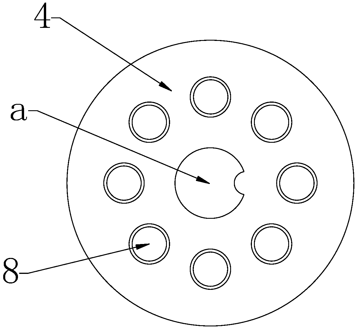 Multifunctional fixing frame for colorimetric tube