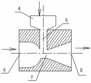 Air separator for sucking granular materials by jet flow