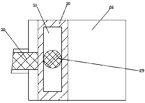 Wood fiber roll-cutting and overlapping device and using method thereof