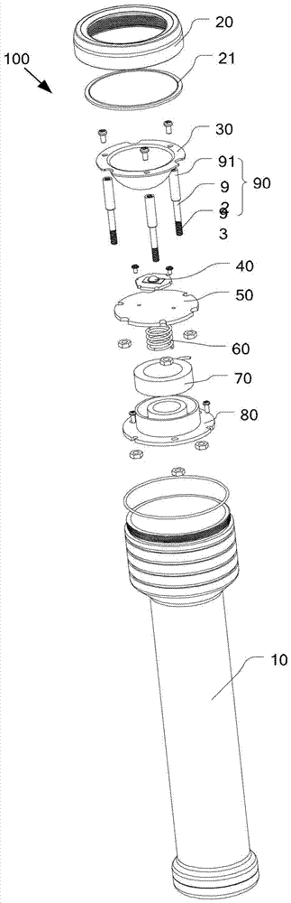 Light source moving device and flashlight with the light source moving device