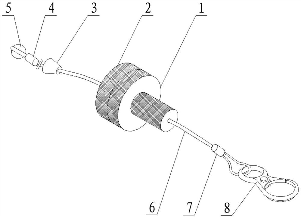 Flexible cable inertia hammer