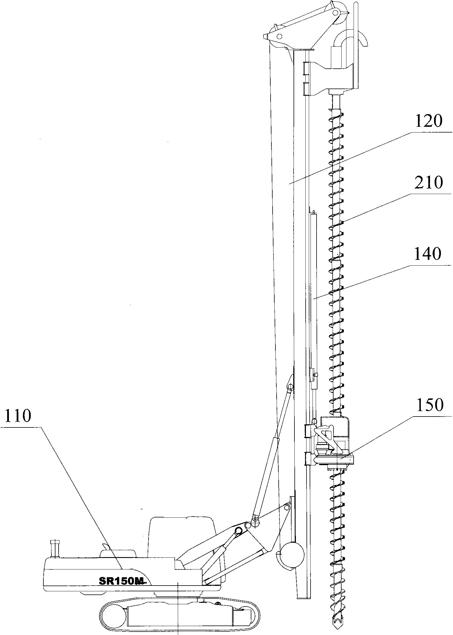 Hydraulic system and rotary drilling rig comprising same