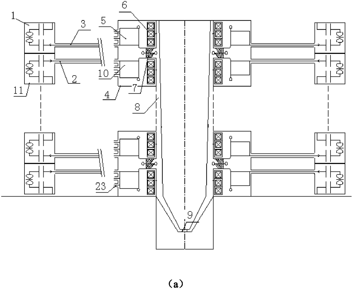 A method for generating tens of megaamperes pulse current and z-pinch direct drive source