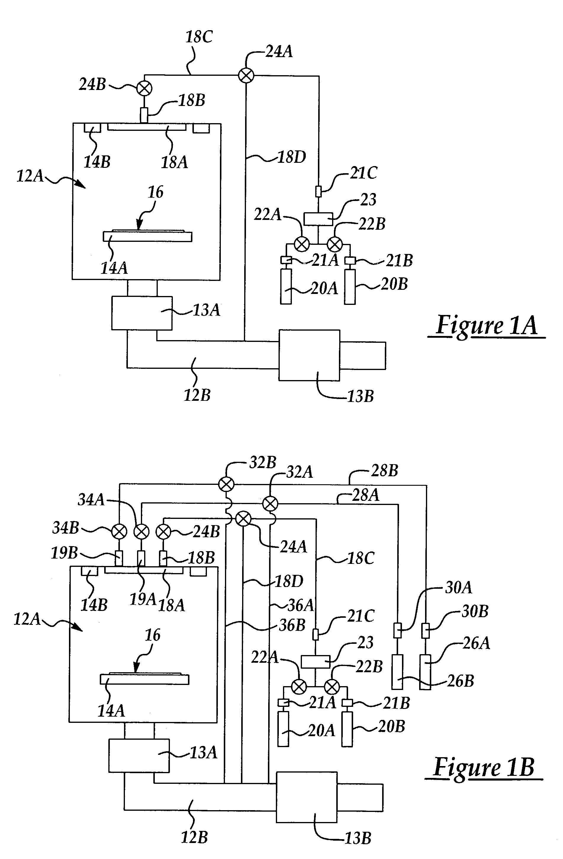 Bypass gas feed system and method to improve reactant gas flow and film deposition