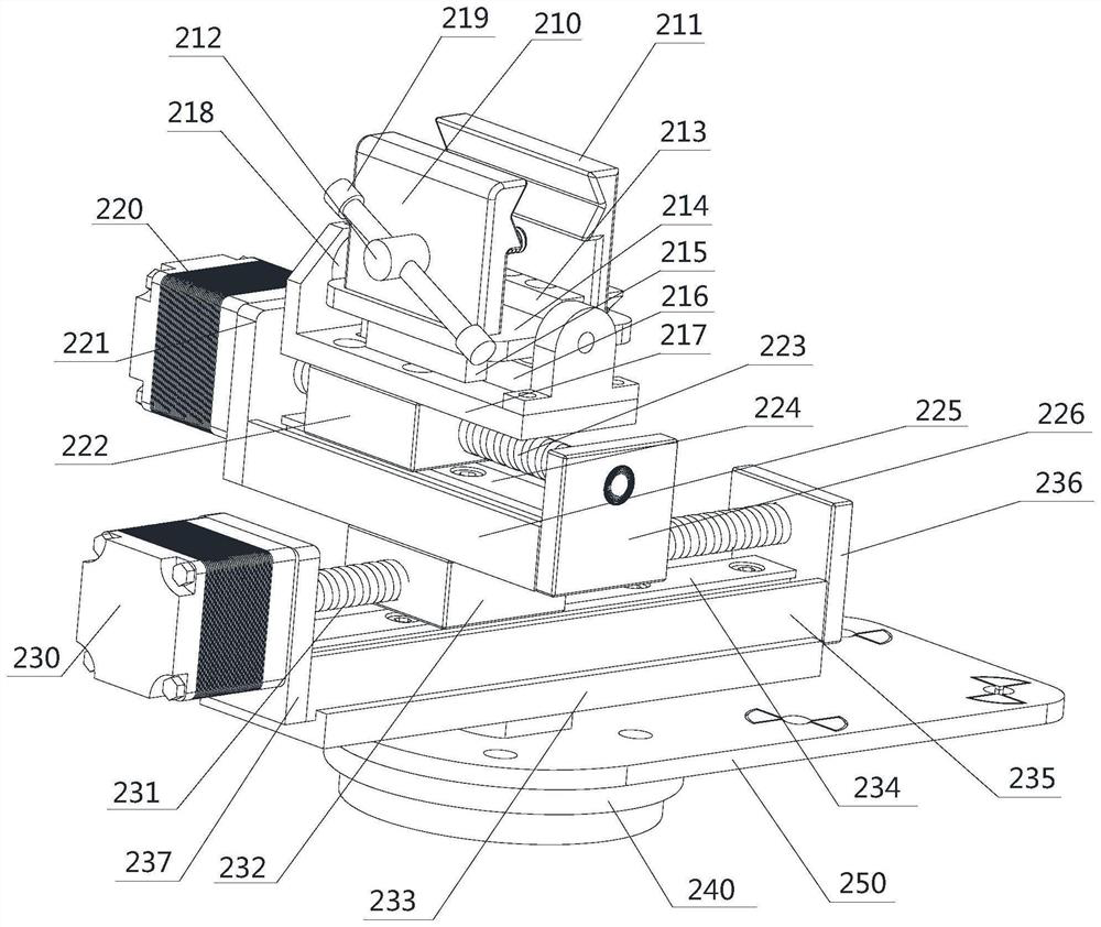 Two-degree-of-freedom end executive device