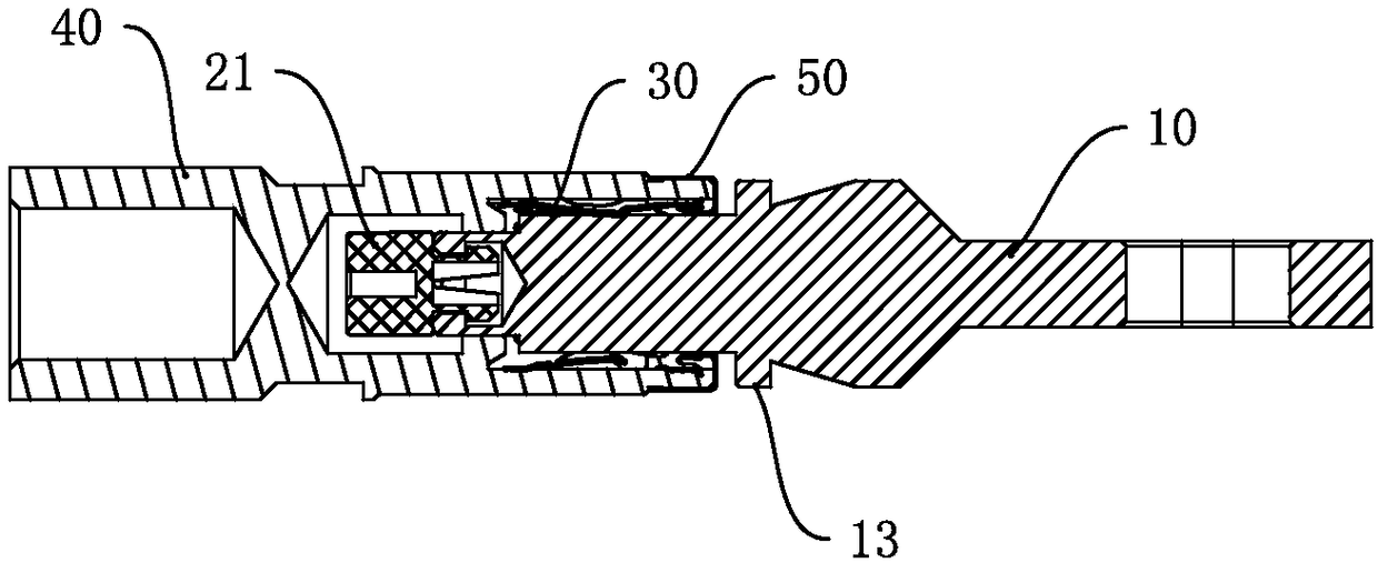 Connector terminal capable of improving opposite insertion retention force