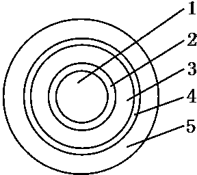 High voltage transmission cable