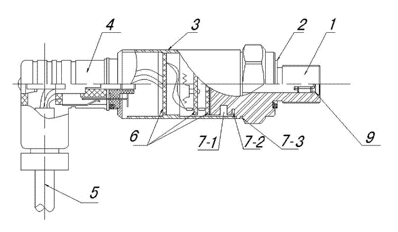 Pressure transmitter with rectangular stress groove