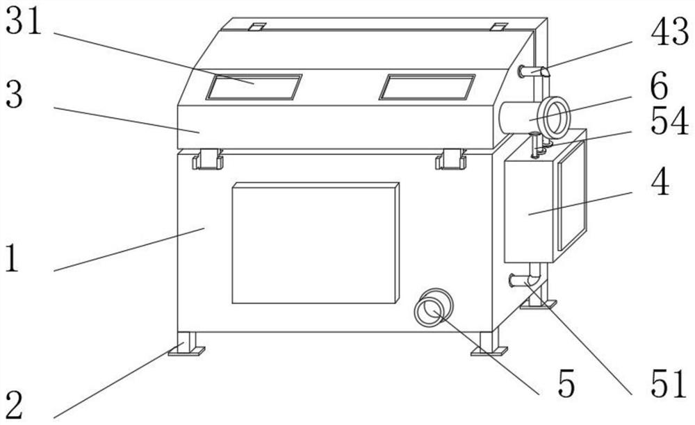 Environment-friendly immersion-free acid machine