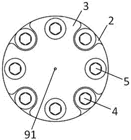 Adjustable sensor fastening device