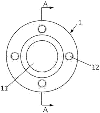 Adjustable sensor fastening device