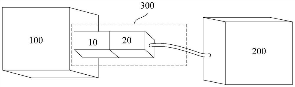 Connector and male head and female head thereof, unmanned aerial vehicle, battery, and charger