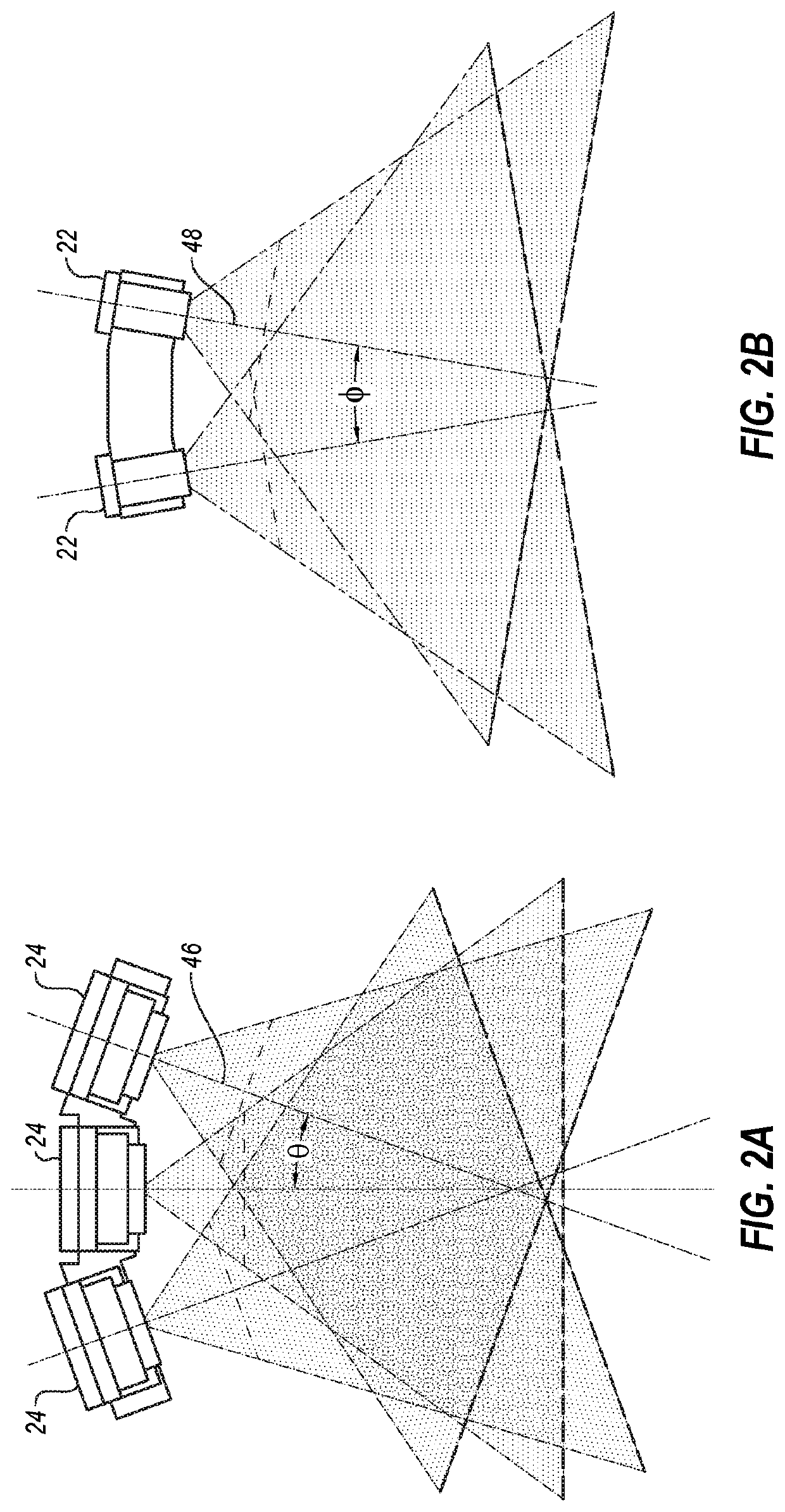 Intraoral 3D scanner employing multiple miniature cameras and multiple miniature pattern projectors