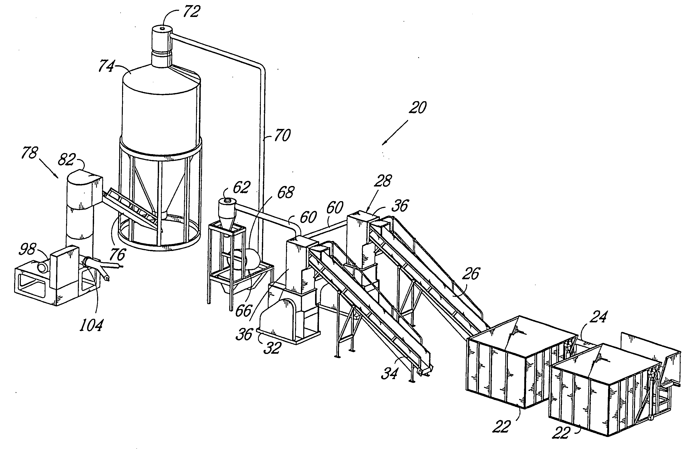 Plastic recycling system and process