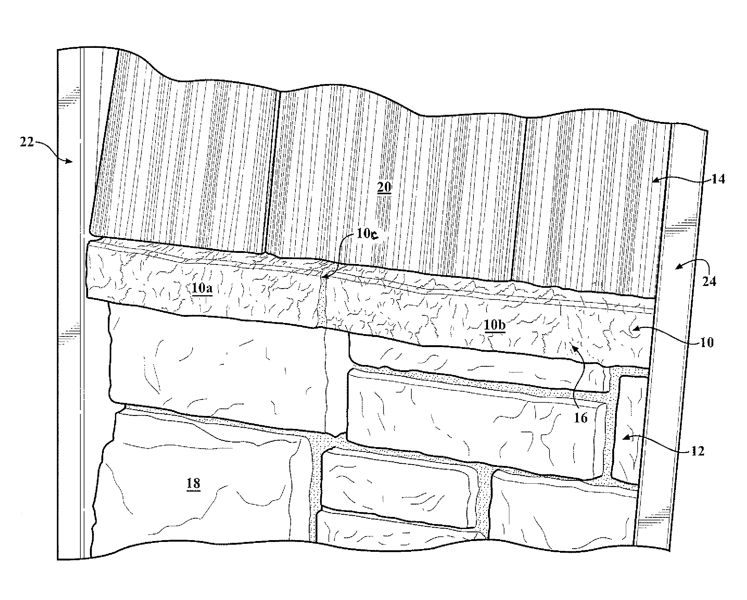 System and method for manufacturing a rough textured molded plastic siding product