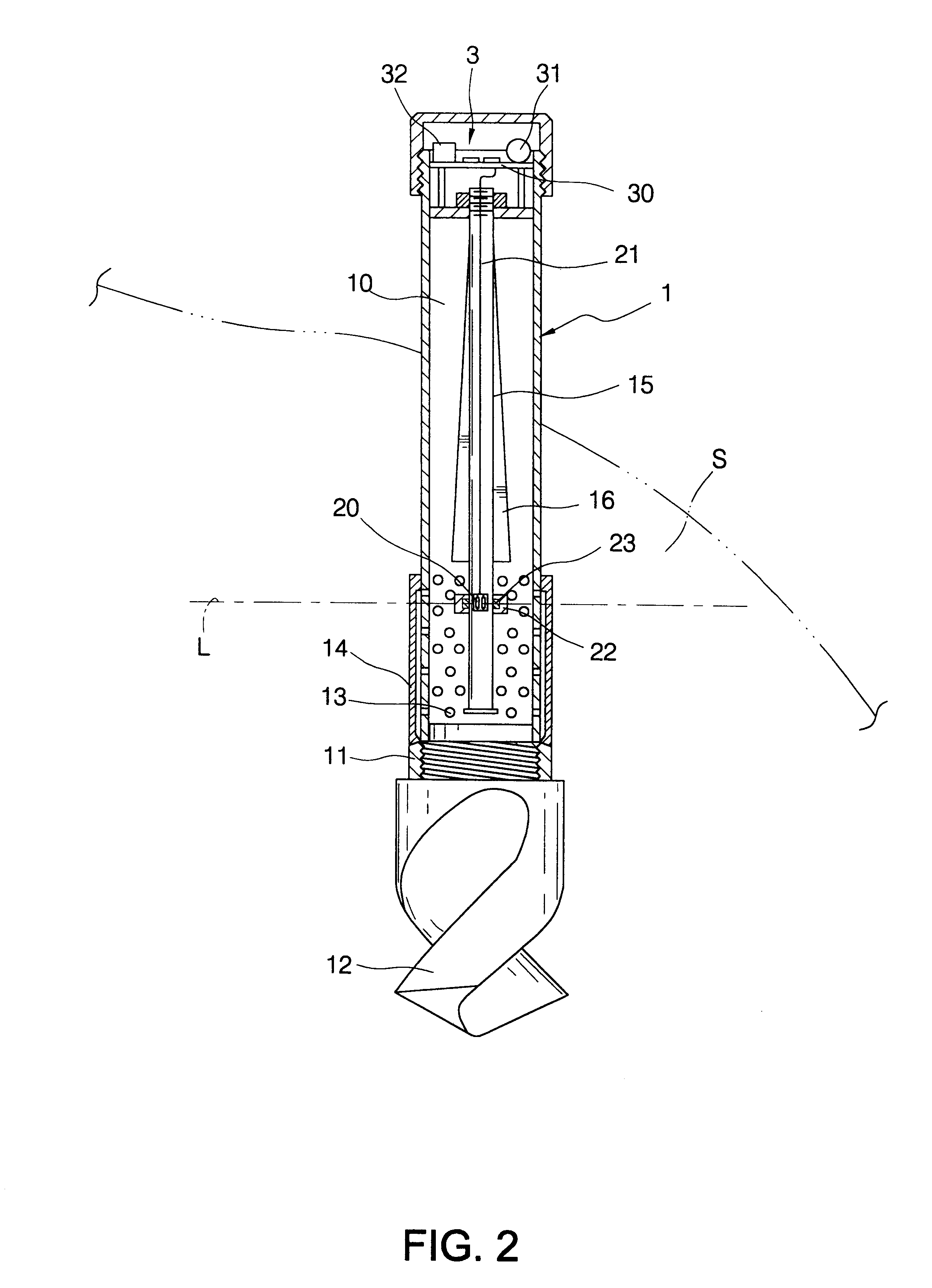 Apparatus for detecting saturation of water in soil