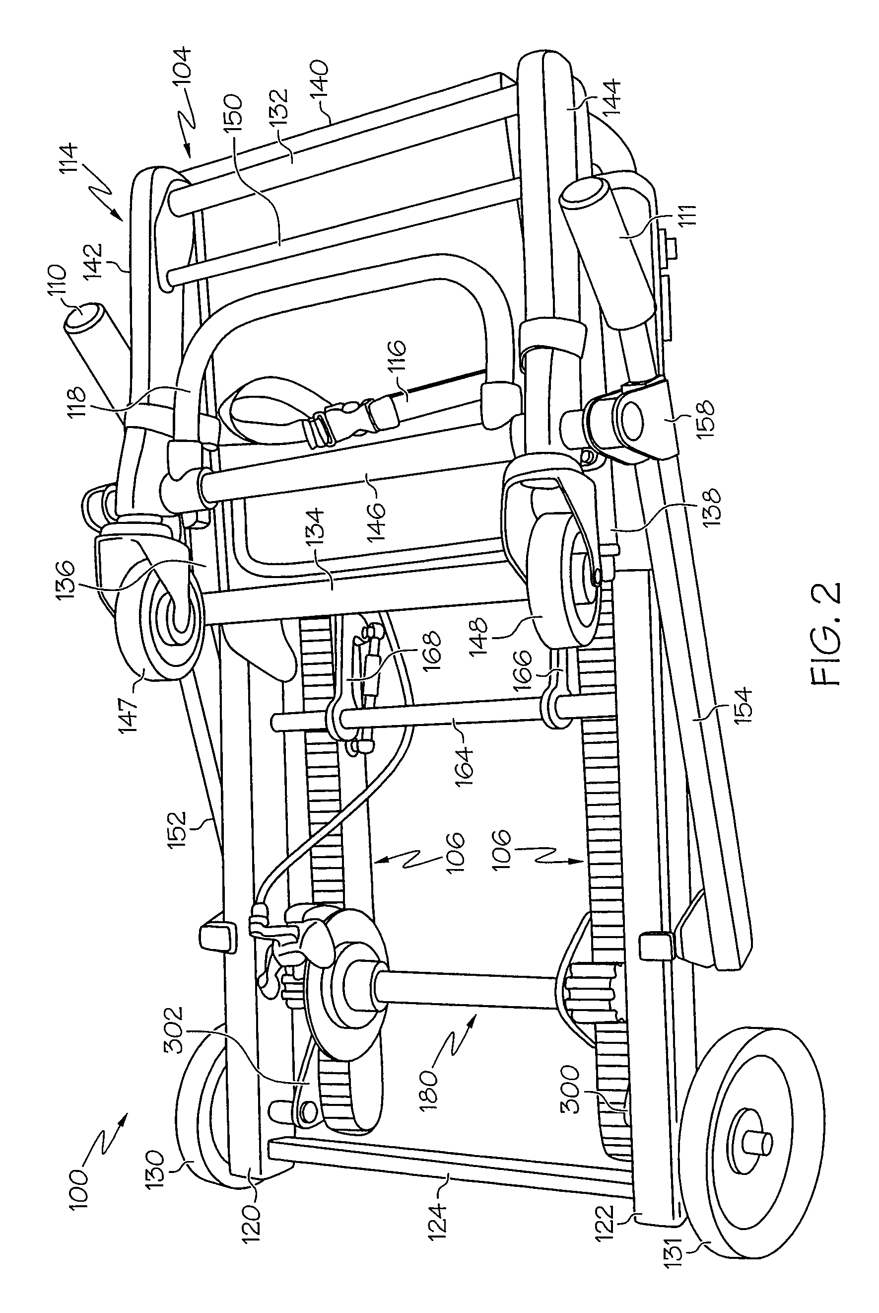 Stair chair with an adjustable glide track resistance and braking device