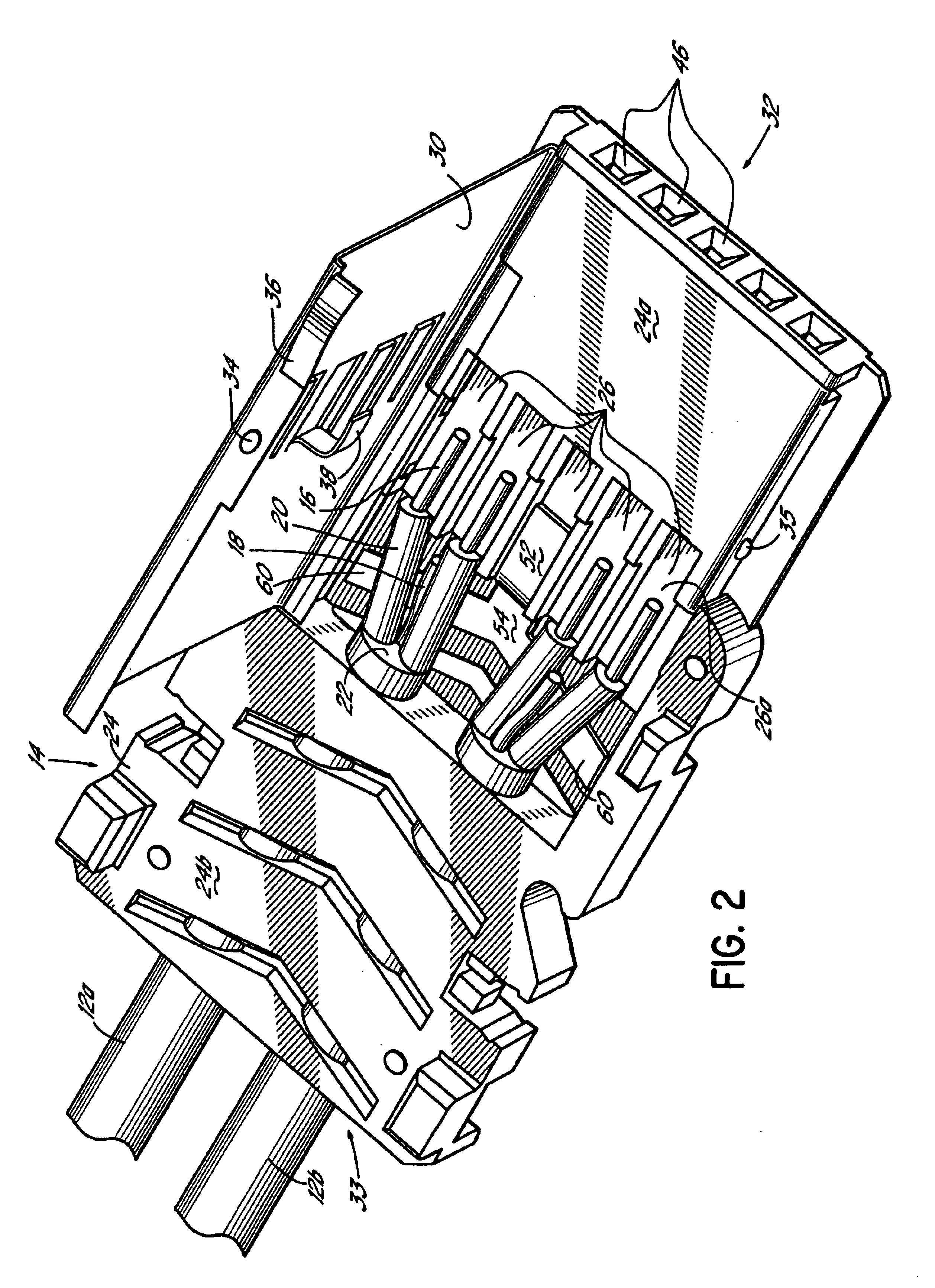 Cable structure with improved grounding termination in the connector