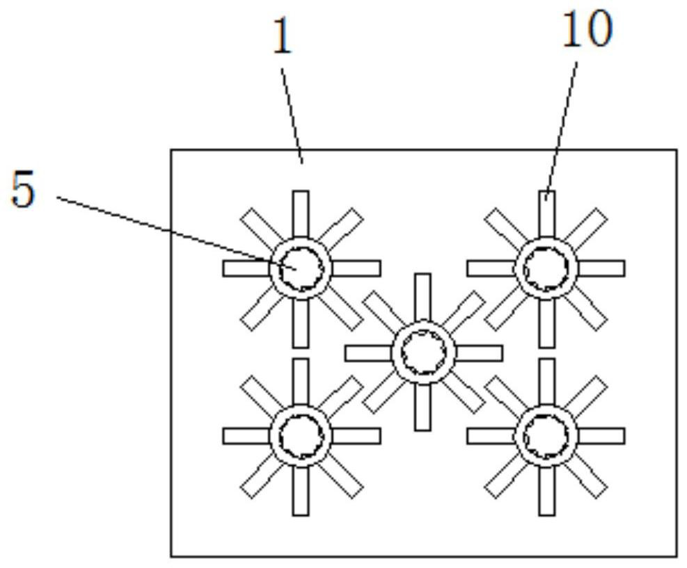 A kind of injection mold for automobile parts with convenient demoulding