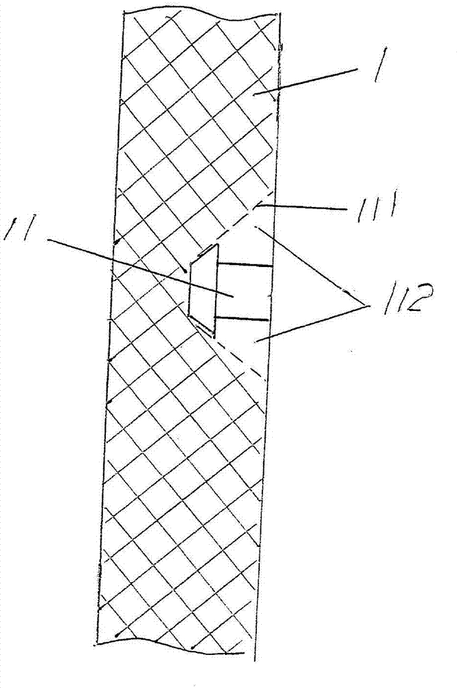 Back bolt dry hanging structure of stone curtain wall and construction method thereof