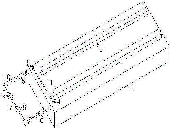 Guiding mechanism for LED punching machine