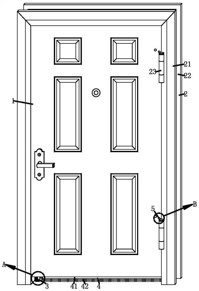 A new type of integrated solid wood door