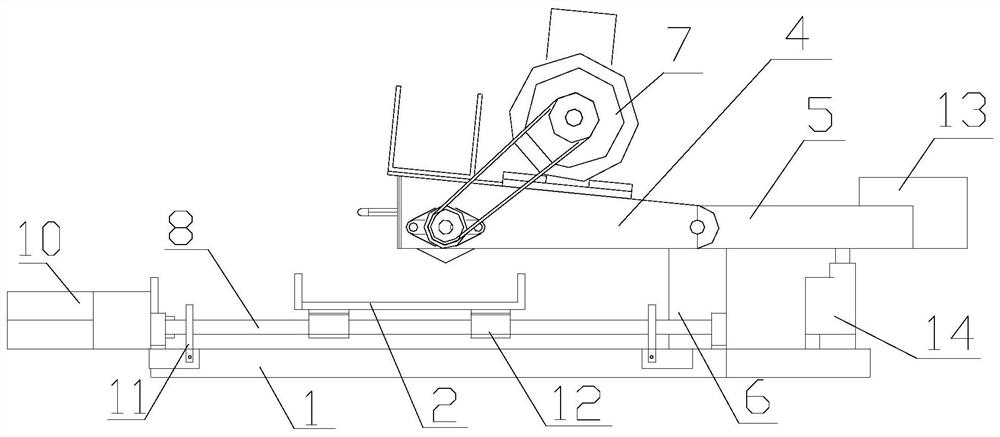 Rapid pavement abrasion test device