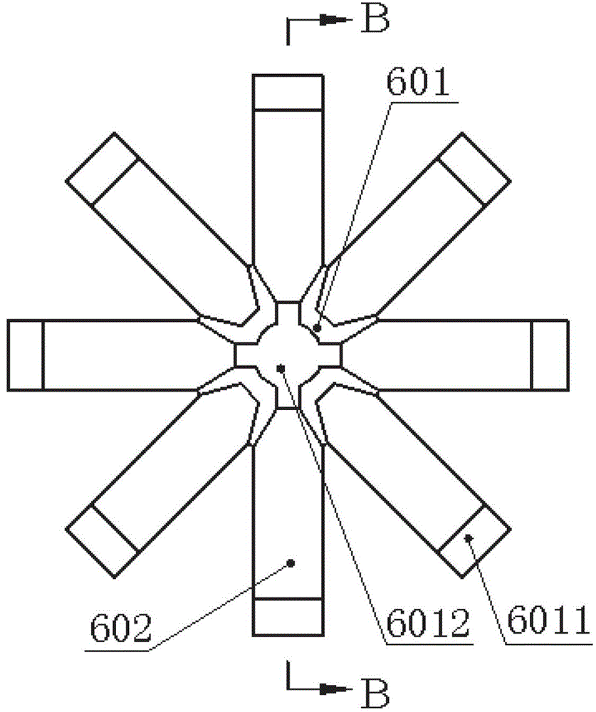 Power generation device following up spindle of propeller