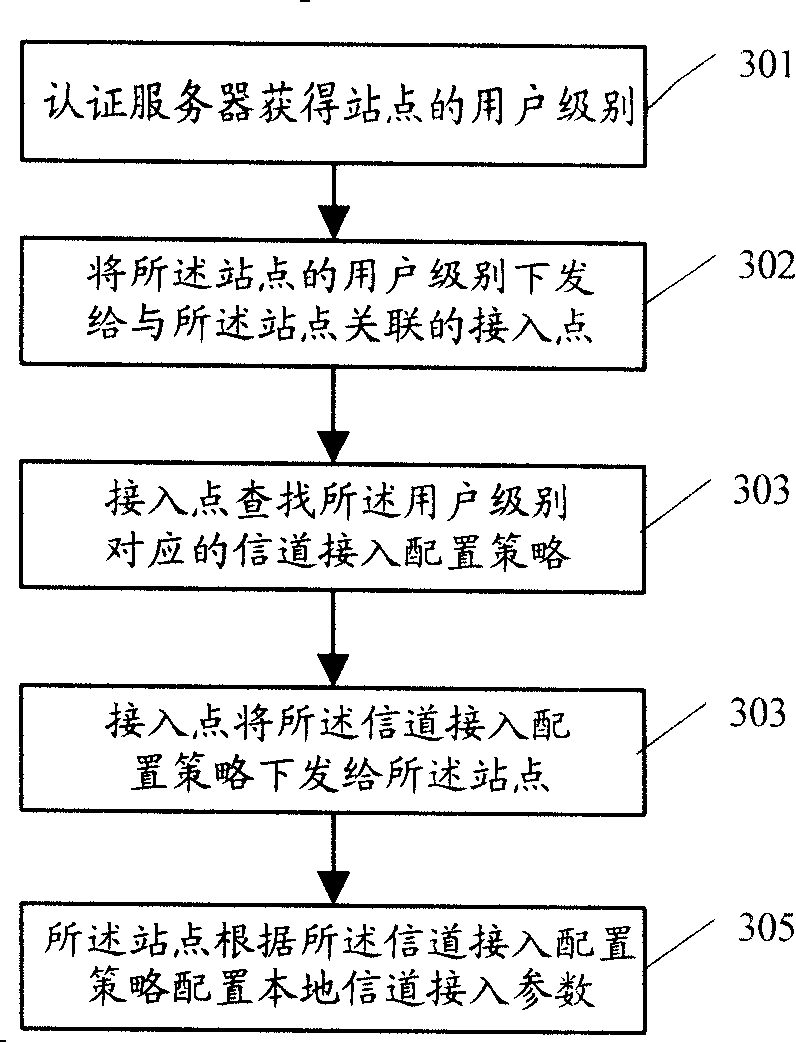 Channel access parameter configuration method, access point, server, and communication system