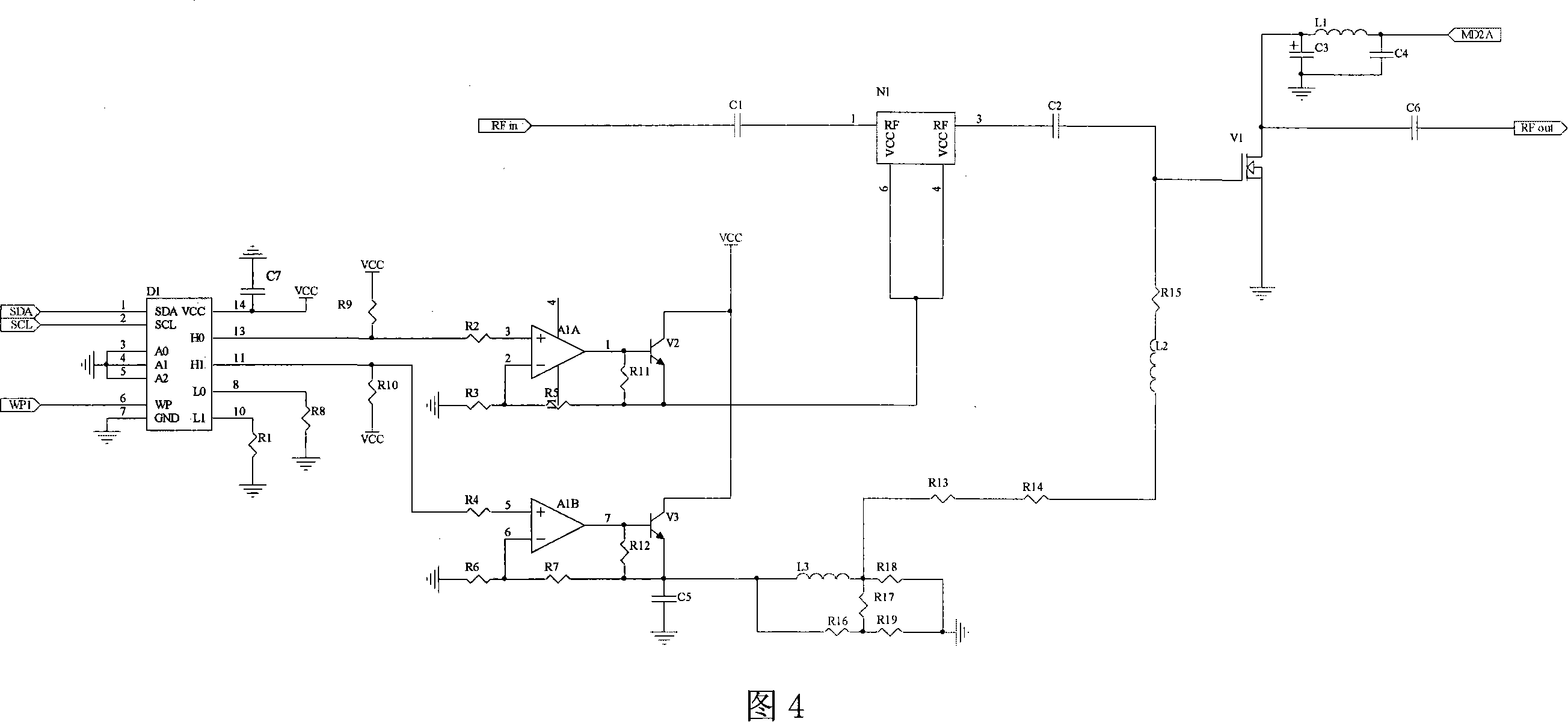 Power amplification circuit and its initialization method and power amplification method