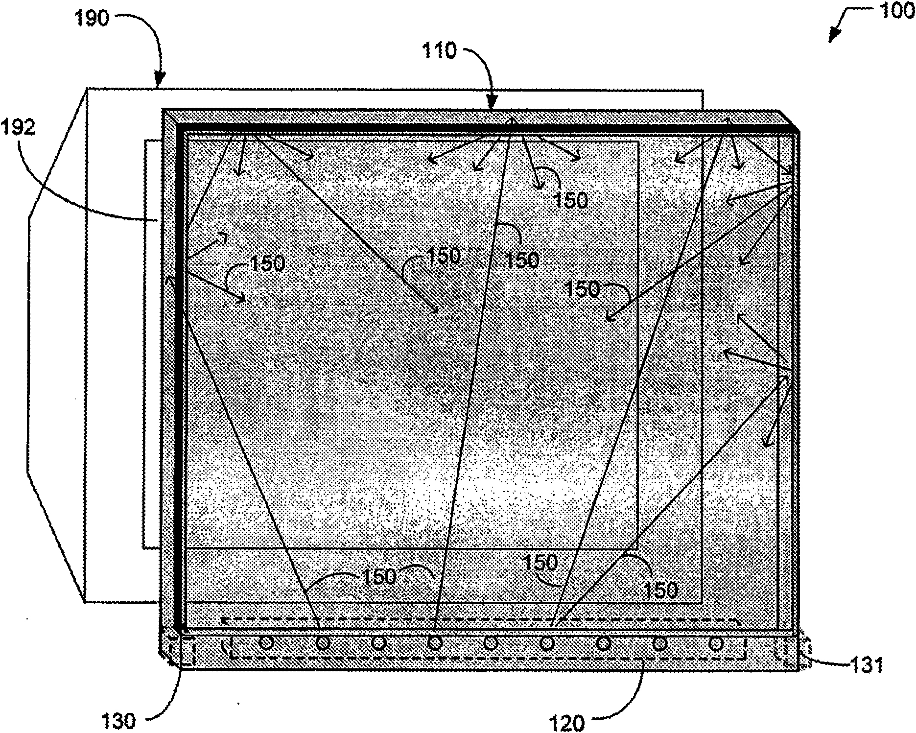 Touch screen system with hover and click input methods