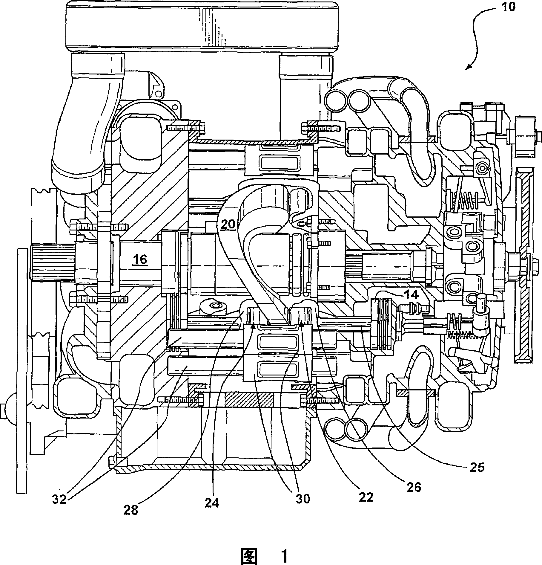 Lash adjustment for piston rollers