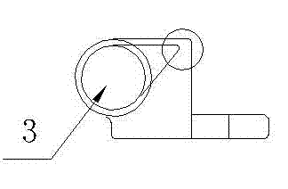 Device for introducing threads to threading hook for running stitch embroidery robot