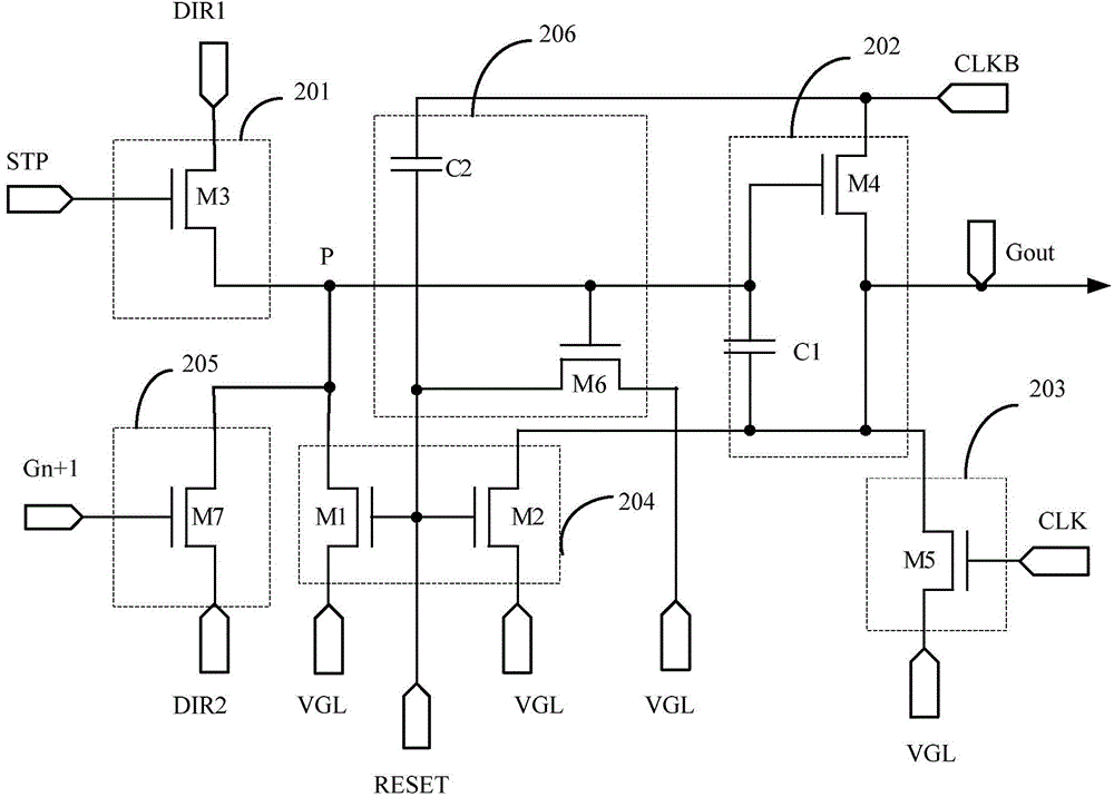 Shifting register and driving method thereof