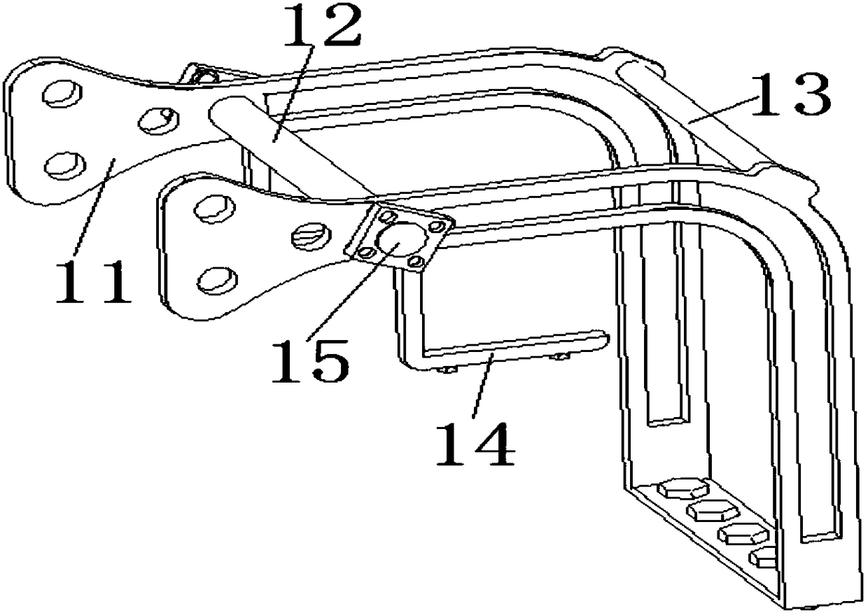 Double-air-cylinder spring-resetting-type automatic anti-stabbing safety device