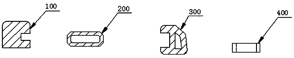 Wood plastic composite wine rack and processing method thereof