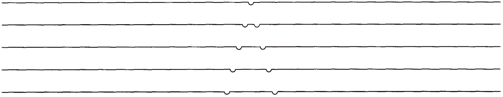 Method for indenting square back by using digital indenting machine