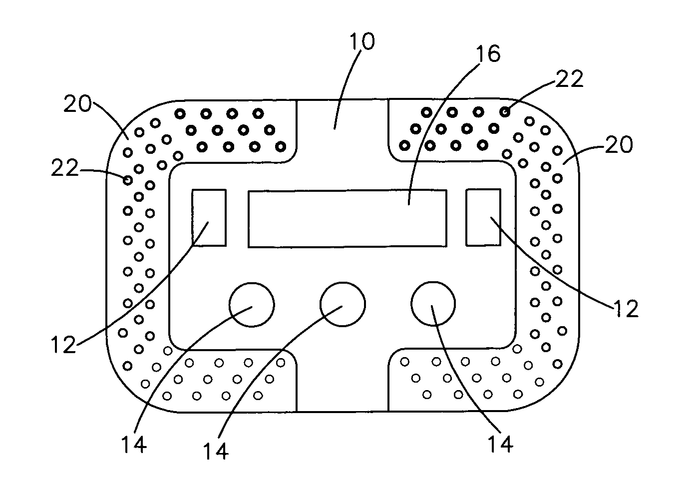 Electronic console with a system for indicating the motion power