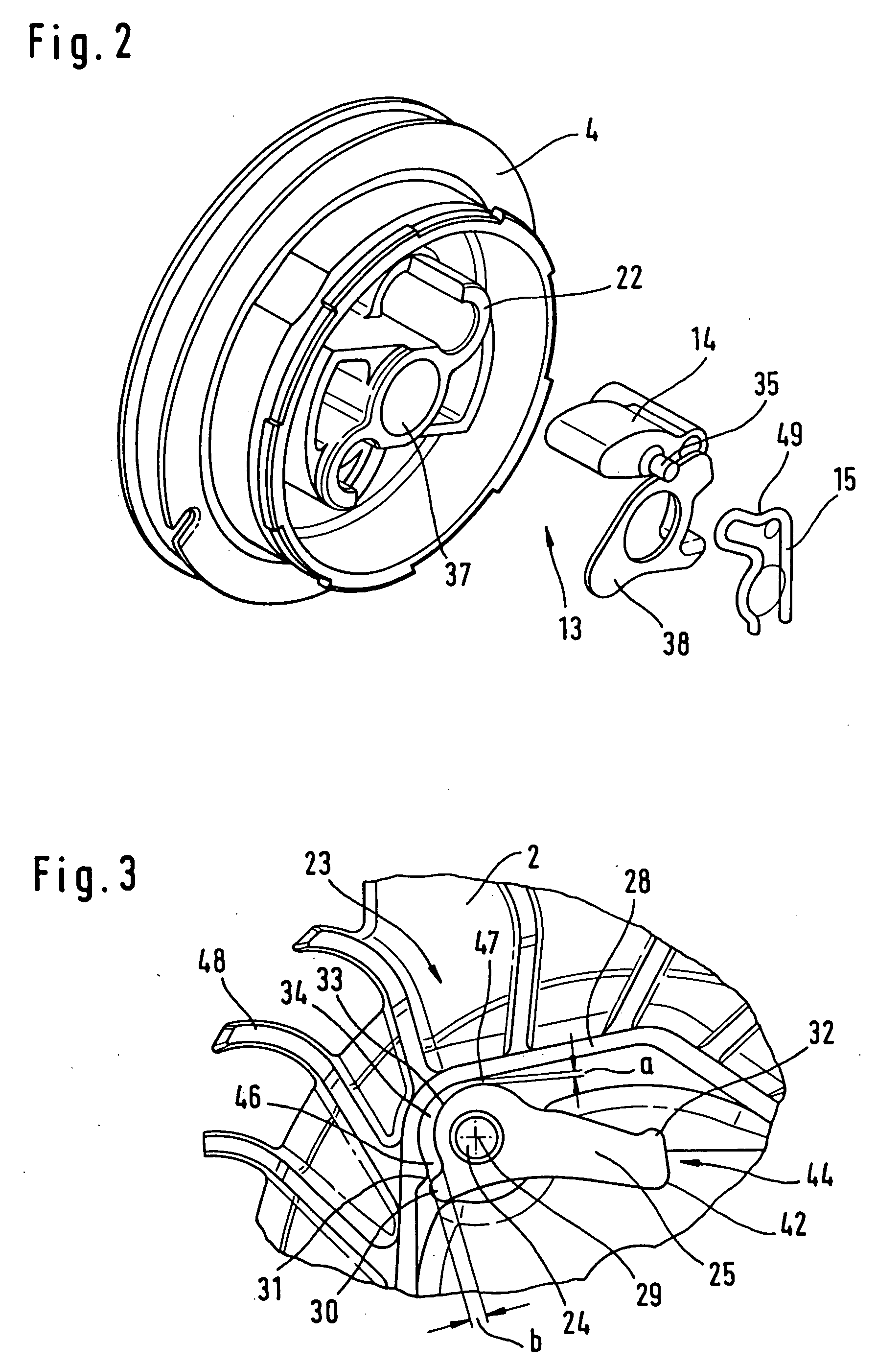 Starter device for an internal combustion engine