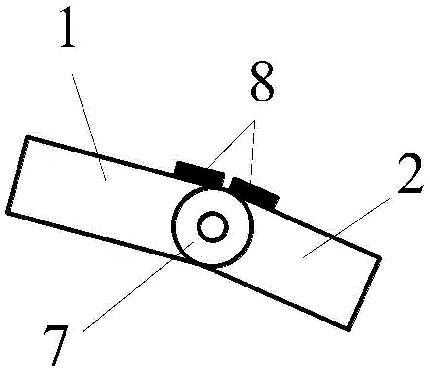 A folding telescopic roadway hydraulic support