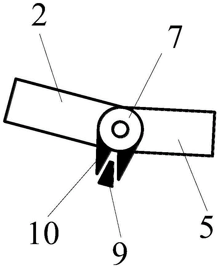 A folding telescopic roadway hydraulic support