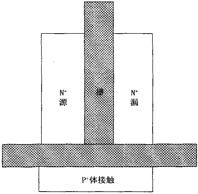 MOS structure for inhibiting SOI floating-body effect and manufacturing method thereof
