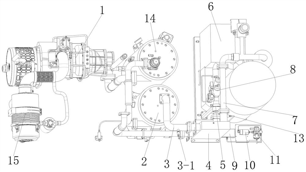 Catalytic oil-free compression system