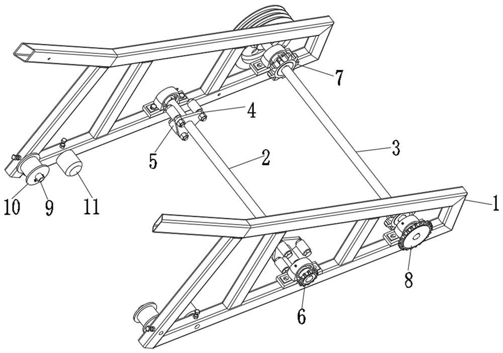 A potato harvesting device with recovery function